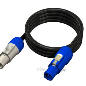 CABO POWERCON IN/OUT 2M 3X1MM